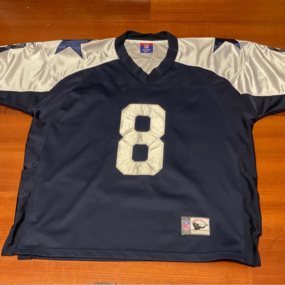 Preowned Reebok Men's Navy and Silver Jersey - Picture 1 of 3